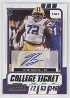 College Ticket Autographs - Tyler Shelvin