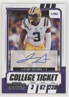 College Ticket Autographs - JaCoby Stevens