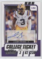 College Ticket Autographs - JaCoby Stevens