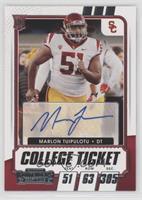 College Ticket Autographs - Marlon Tuipulotu