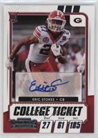 College Ticket Autographs - Eric Stokes