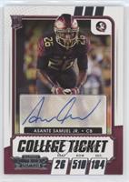 College Ticket Autographs - Asante Samuel Jr.