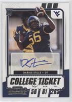 College Ticket Autographs - Darius Stills