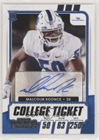College Ticket Autographs - Malcolm Koonce