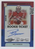 Rookie Ticket RPS Autographs - Trey Sermon [EX to NM] #/30