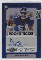 Rookie Ticket Autograph - Azeez Ojulari #/99