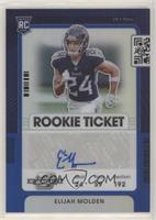 Rookie Ticket Autograph - Elijah Molden #/99