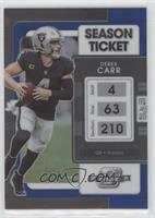 Season Ticket - Derek Carr #/99