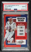 Season Ticket - Joe Burrow [PSA 10 GEM MT] #/99