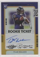 Rookie Ticket RPS Autographs - Tylan Wallace #/10