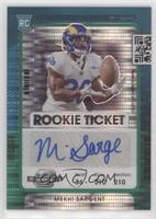 Rookie Ticket Autograph - Mekhi Sargent #/30