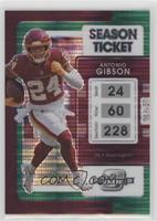 Season Ticket - Antonio Gibson #/30
