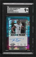 Rookie Ticket RPS Autographs - Travis Etienne Jr. [SGC 9 MINT] #/21