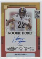 Rookie Ticket RPS Autographs - Najee Harris #/99