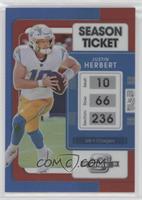 Season Ticket - Justin Herbert #/175
