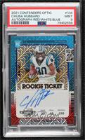 Rookie Ticket RPS Autographs - Chuba Hubbard [PSA 9 MINT] #/13