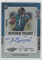 Rookie Ticket RPS Autographs Variation - Travis Etienne Jr.