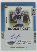 Rookie Ticket RPS Autographs Variation - Terrace Marshall Jr.