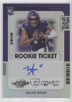 Rookie Ticket RPS Autographs - Kellen Mond