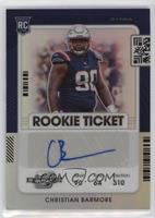 Rookie Ticket Autograph - Christian Barmore