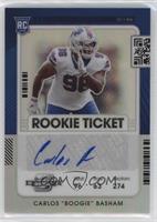 Rookie Ticket Autograph - Carlos 