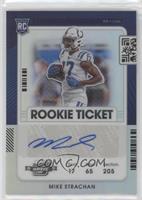 Rookie Ticket Autograph - Mike Strachan