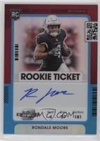 Rookie Ticket RPS Autographs Variation - Rondale Moore #/30