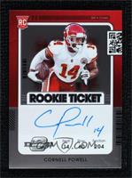 Rookie Ticket RPS Autographs - Cornell Powell
