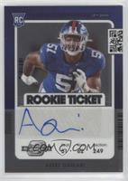 Rookie Ticket Autograph - Azeez Ojulari