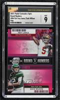 Trey Lance, Zach Wilson [CSG 9 Mint] #/75