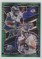 Aaron Donald, Matthew Stafford #/30