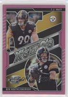 T.J. Watt, Ben Roethlisberger #/75