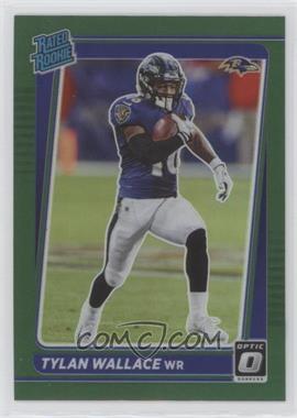 2021 Panini Donruss - [Base] - Optic Holo Green Preview #P-274 - Rated Rookie - Tylan Wallace
