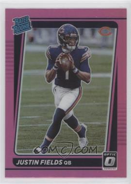 2021 Panini Donruss - [Base] - Optic Holo Pink Preview #P-253 - Rated Rookie - Justin Fields