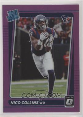2021 Panini Donruss - [Base] - Optic Holo Purple Preview #P-280 - Rated Rookie - Nico Collins