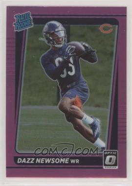 2021 Panini Donruss - [Base] - Optic Holo Purple Preview #P-320 - Rated Rookie - Dazz Newsome