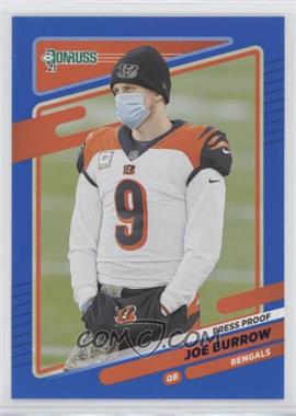 2021 Panini Donruss - [Base] - Press Proof Blue #211.2 - Photo Variation - Joe Burrow