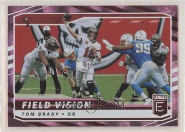 2021 Panini Donruss Elite - Field Vision - Pink #FV1 - Tom Brady