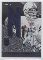 Peyton Manning (First N, White Colts Jersey) #/349