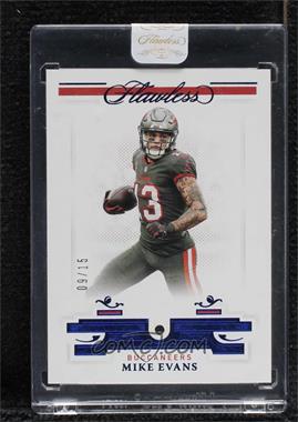 2021 Panini Flawless - [Base] - Sapphire #52 - Mike Evans /15 [Uncirculated]