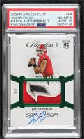 Rookie Patch Autographs Vertical - Justin Fields [PSA/DNA 8] #/5