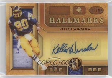 2021 Panini Gold Standard - Hallmarks #HS-KW - Kellen Winslow /99