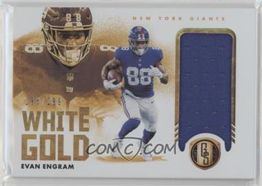 2021 Panini Gold Standard - White Gold #WG-EEN - Evan Engram /299