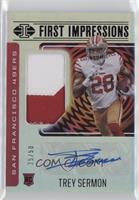 First Impressions Autographed Memorabilia - Trey Sermon #/50