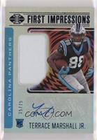 First Impressions Autographed Memorabilia - Terrace Marshall Jr. #/75