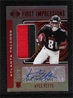 First Impressions Autographed Memorabilia - Kyle Pitts #/99