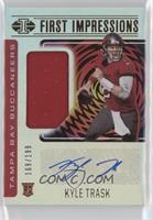 First Impressions Autographed Memorabilia - Kyle Trask [EX to NM] #/1…