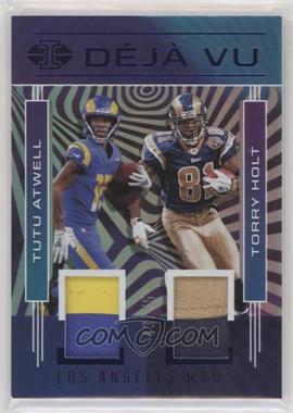 2021 Panini Illusions - Deja Vu - Blue #DV-TT - Tutu Atwell, Torry Holt /75