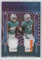 Jaylen Waddle, Jarvis Landry [Good to VG‑EX]