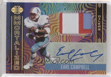 2021 Panini Illusions - Immortalized Jersey Autographs - Gold #IJ-EC - Earl Campbell /10